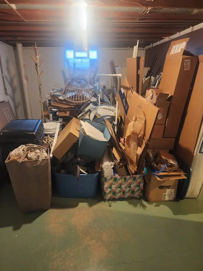 Roll-off dumpster container at job site for Concrete Dumpster Rental in South Gate